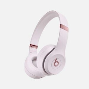 Beats Dr Dre Solo 4 On-Ear Wireless Bluetooth Headphones Pink w/ Case